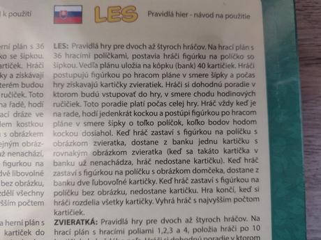 Les - spoločenská hra, 