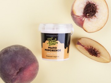 Ľadové mydlo - broskyňa,