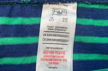 9 kusov slipov veľ. 116/122, f&f,122