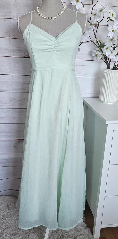 Krásne lahulinké šaty h&m, h&m,m