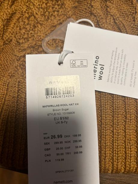 Zimná čiapka, name it,86