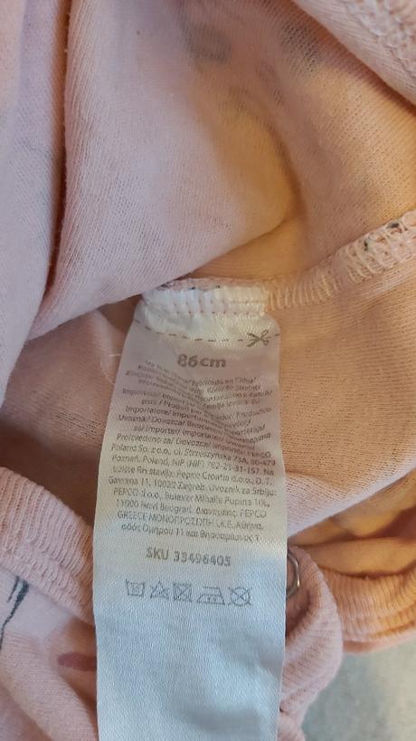 Pyžamko/overal mačičky 86, pepco,86