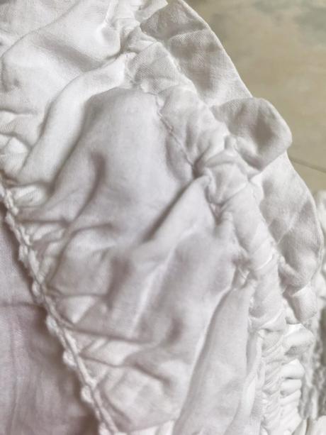 Romantická madeirová blúzka, h&m,xl