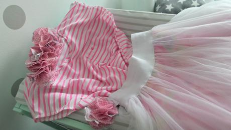 Ruzovy pasikovy top -bluzka a handmade celenka, m