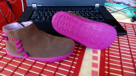 Členkové kožené topánky, camper,27