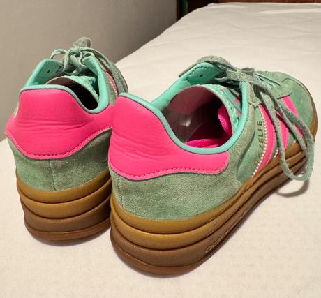 Tenisky adidas gazelle, matove, platforma, 40, adidas,40