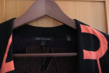 Armani exchange icon original kardigan uni, armani
