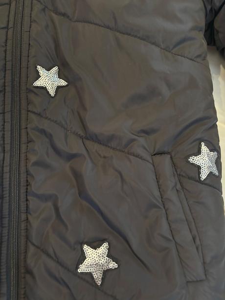 Zimná bunda s prírodnou kožušinou, 140