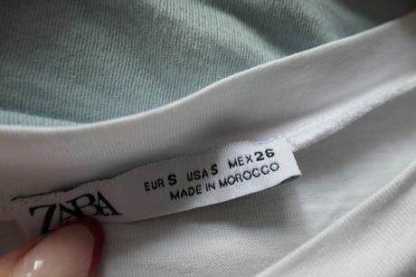 Zara damske stylove, trendy tricko s/m, zara,s