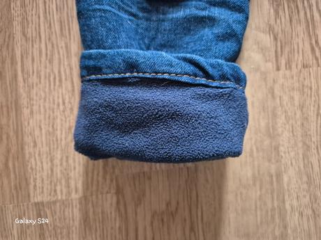 Zateplené džínsy, palomino,92