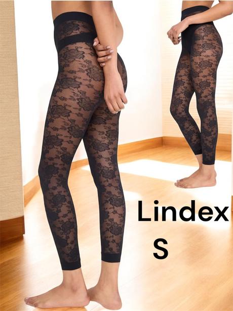 Nové cipkove silonky, lindex,s