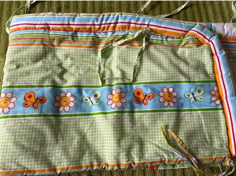 Hniezdo do detskej postieľky motýľ, šírka (cm): 35,dĺžka (cm): 170