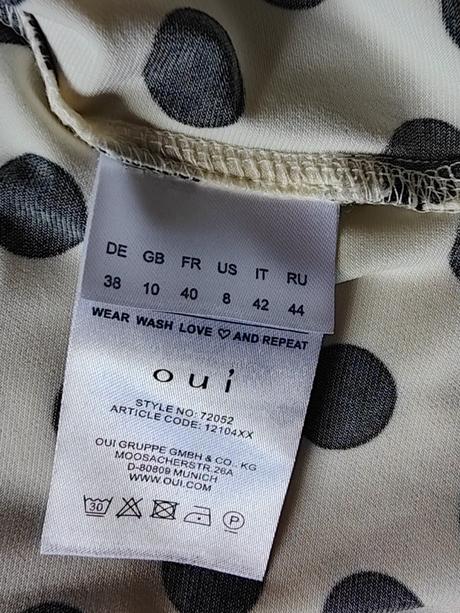 Oui elegantné luxusné krásne kvalitné saty, m