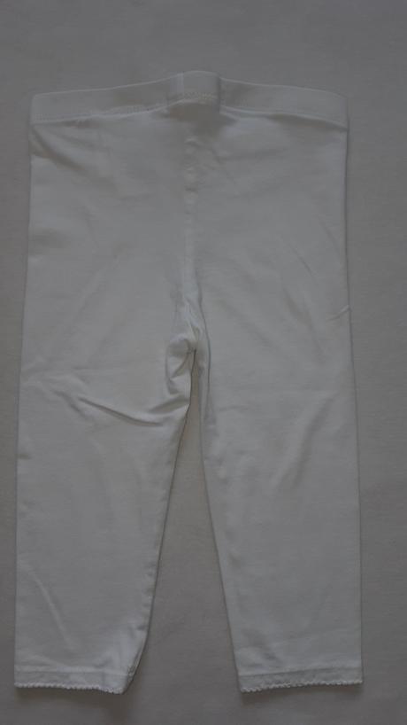 3/4 leginy h&m biele v.104, h&m,104