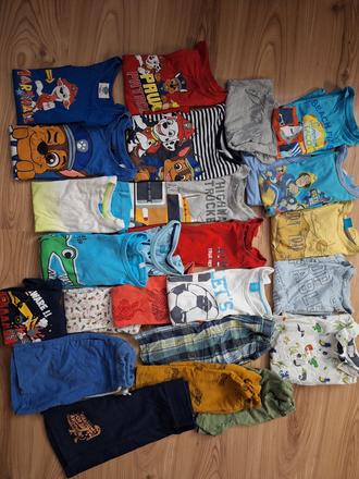 Balik oblecenia chlapec 110 (tricka,tielka,kratase, 104–116