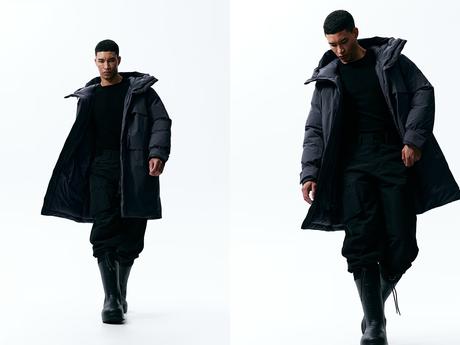 Lyžiarska bunda hm, zimná bunda hm, h&m,l