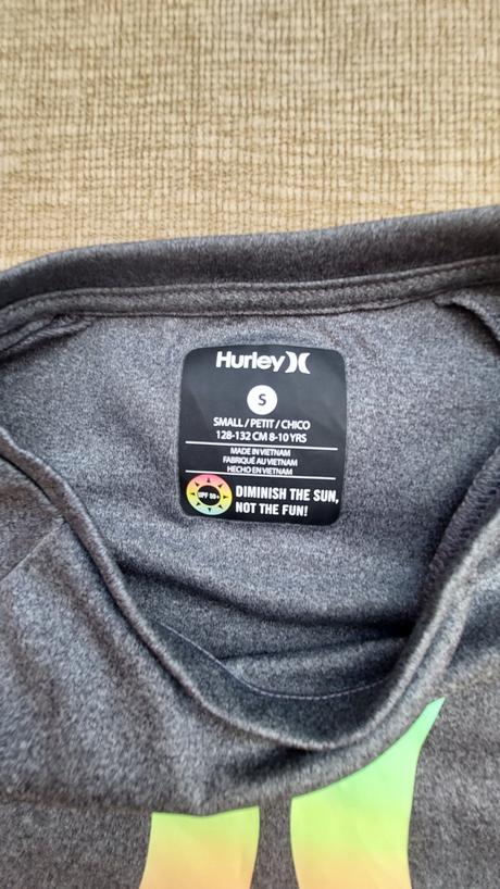 Tričko hurley s upf 50, 134