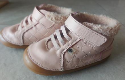 Dievčenské teplé barefoot čižmy old soles, 23