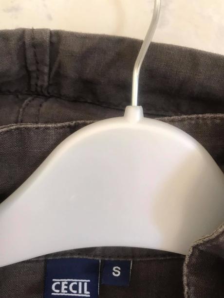 Športové vintage naturálne šaty safari, m