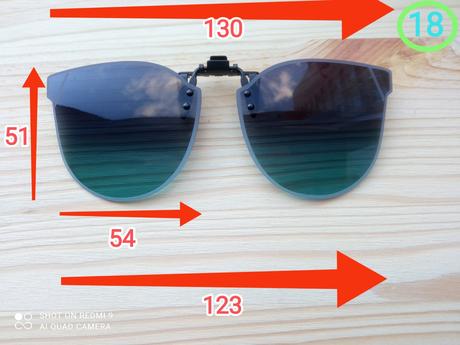 Klip na dioptrické okuliare uv 400 filter,