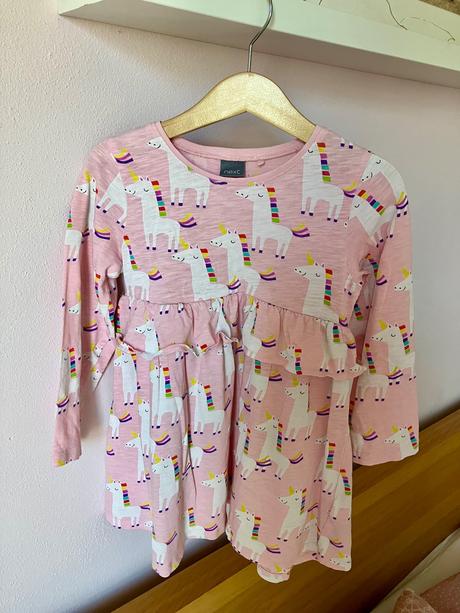 Šaty 110 jednorožec, next,110