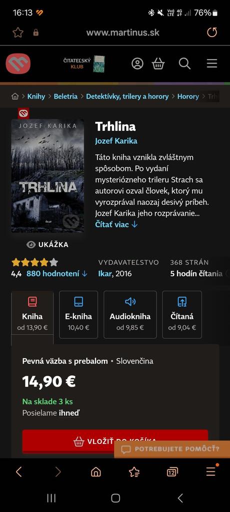 Kniha trhlina, 