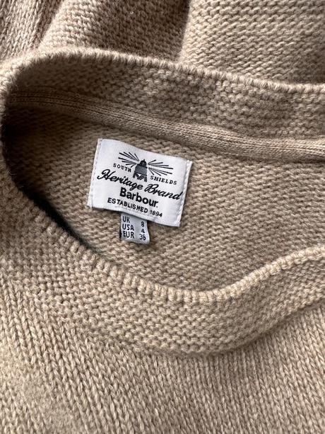 Barbour vlnený pulóver s kašmírom, 36