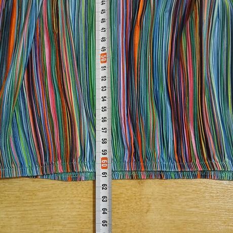 Plisovaná pásikavá blúzka christian berg, xl