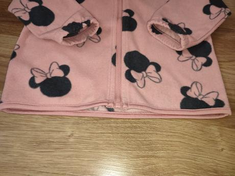 Flísová mikina minnie, h&m,80