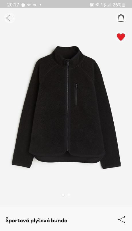 Krásna teplá plyšová mikina 110/116, h&m,116