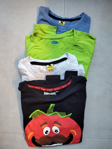 4 tričká s dlhým rukávom, 146