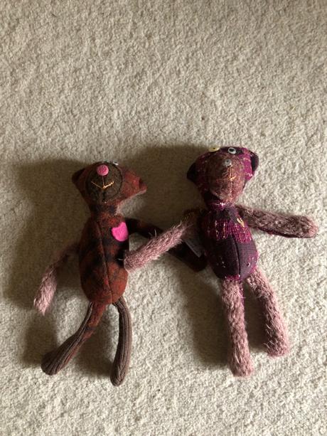 Macko 2x dekoracia-brož, 