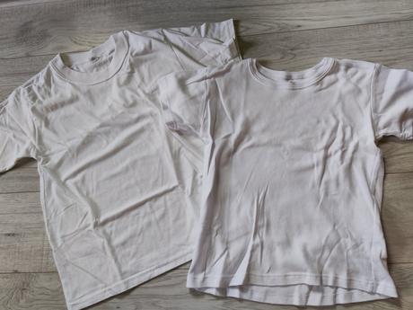 Biele tričká na telesnú, 128