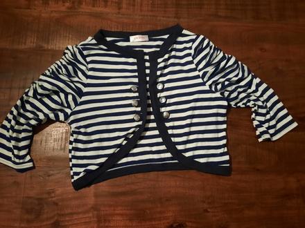 Námornícke bolerko, svetrik, orsay,s