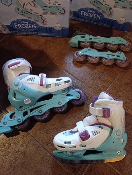 Nastaviteľné korčule 2 v 1  35-38, 35