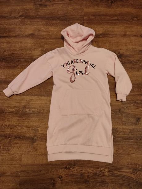 Mikinové šaty 134/140, yigga,134