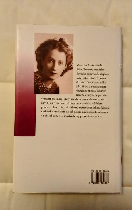 Knihu - spomienky ruže, consuelo de saint-exupéry, 