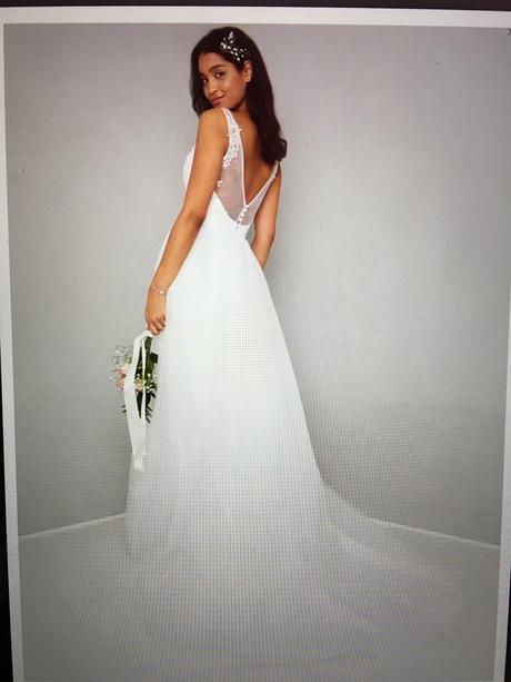 Svadobne saty s/m + topanky zadarmo, m