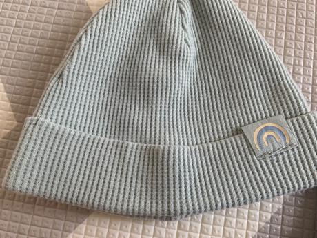 Set 2 ks bavlnených dojčenských čiapok beanie, reserved,<50