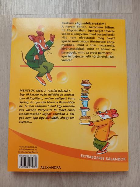 Geronimo stilton mentsük meg a fehér bálnát, 