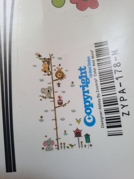 Nalepka na dvere - rastuci meter, 