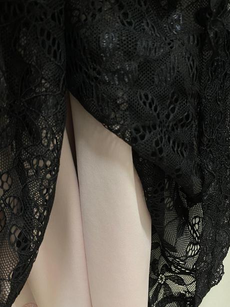 Damske čipkované šaty, s