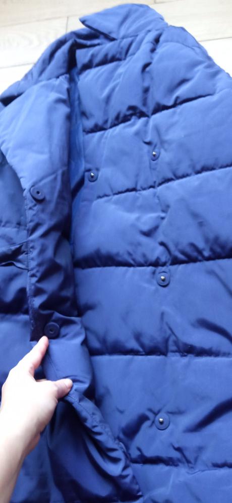 Tmavofialovy prešivaný kabát, reserved,36