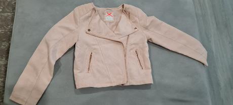 Semišová bunda, h&m,134