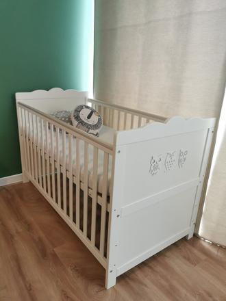 Klups marsell 140x70 white detská postieľka, šírka (cm): 70,dĺžka (cm): 140