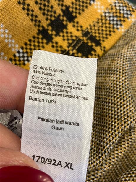 Dámske kockované šaty new look (40), l