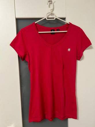 Ružové tričko g-star raw, g-star raw,s
