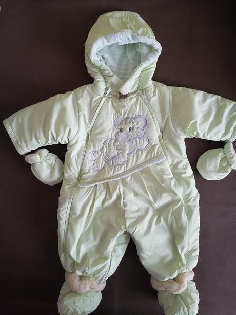 Zimný overal pre bábätko, 68