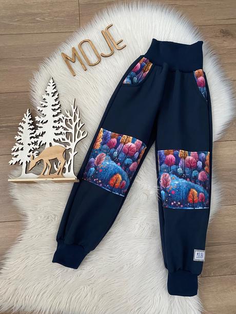 Softshellove nohavice, 92 - 128