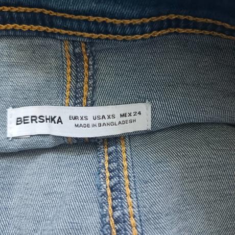 Riflové šaty, bershka,xs